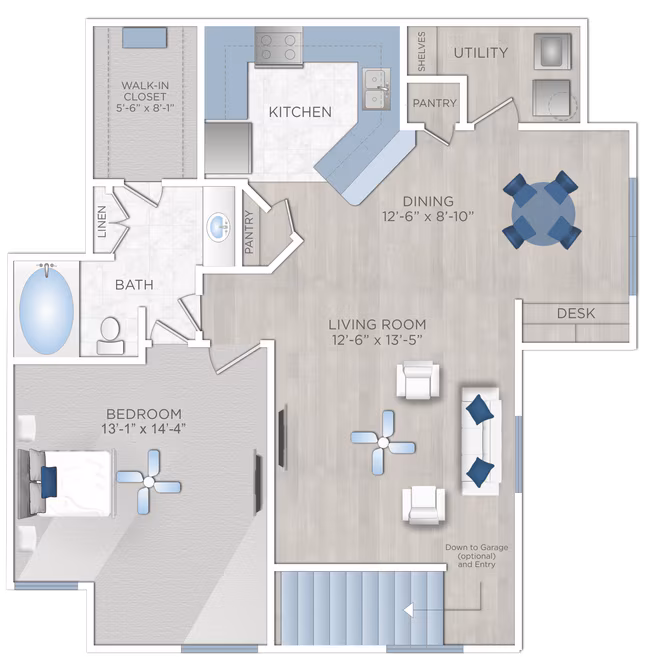 CEDAR GARAGE (A7G) 1008 floor plan